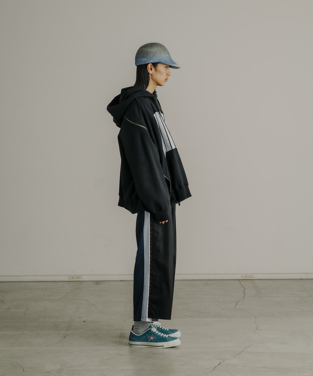 FACETASM ファセッタズム アシンメトリーヒッコリーパンツ　美品 FACETASM ファセッタズム アシンメトリーヒッコリーパンツ 美品