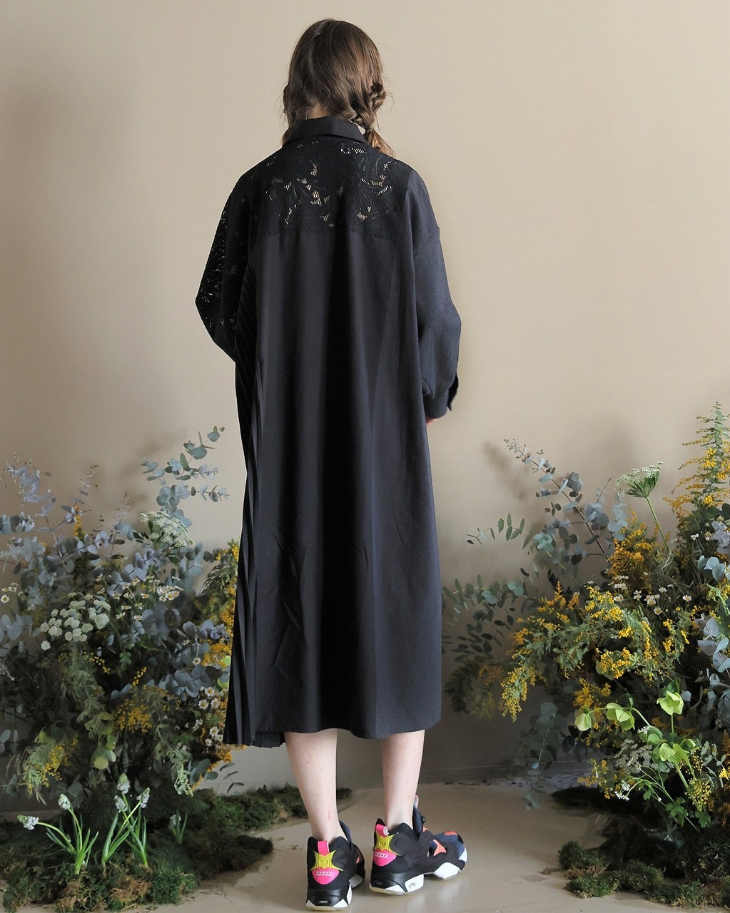 012012 bedsidedrama スカート 2 ブラック bedsidedrama ベッドサイドドラマ】Secret Garden Shirt Dress
