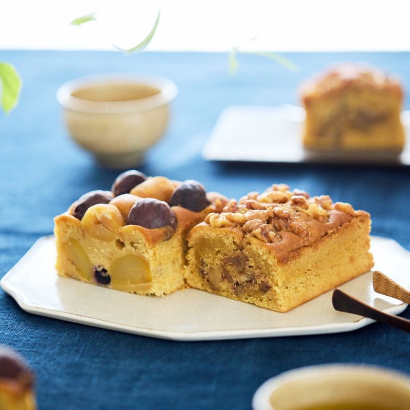蜜芋パウンドケーキハーフサイズ2個セット（木箱入り）