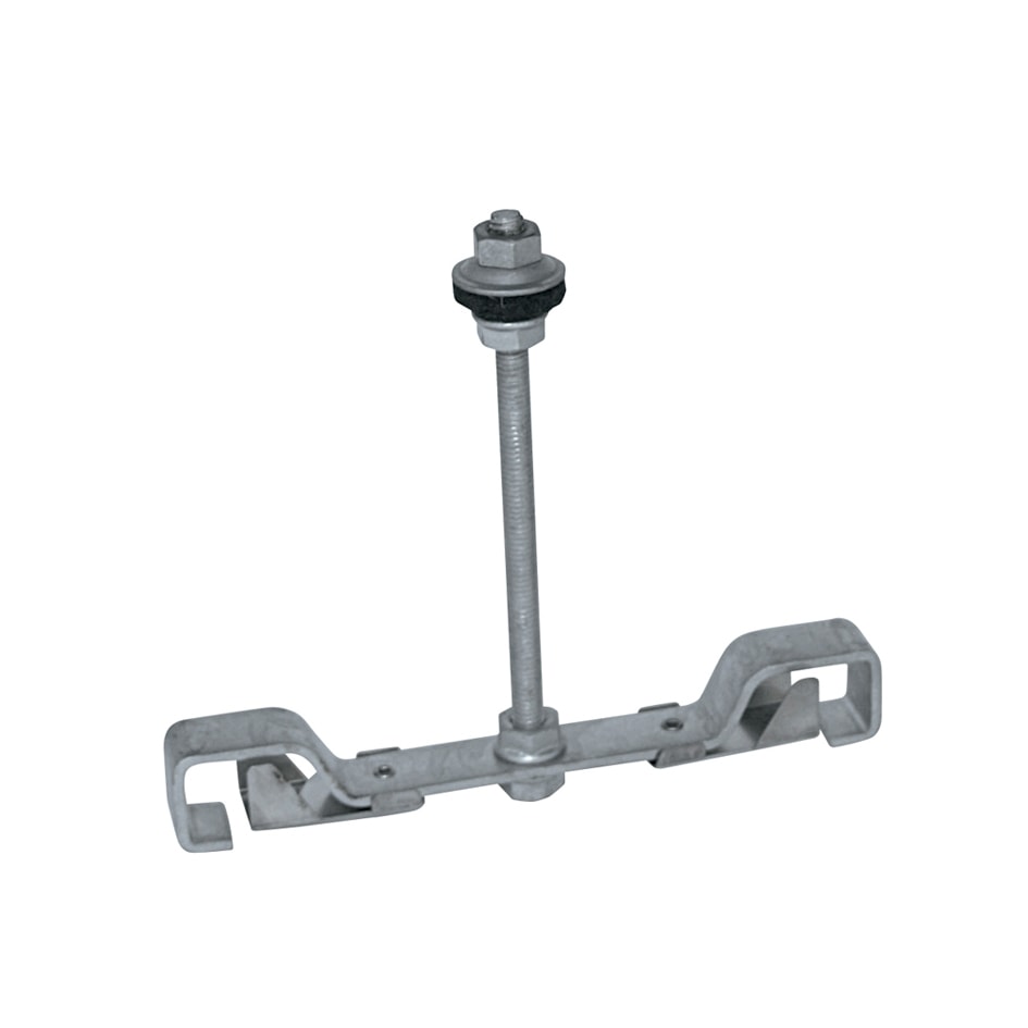 大型雨樋(三菱)ワンタッチ前高吊金具 スライド式 L-120用 タキロン