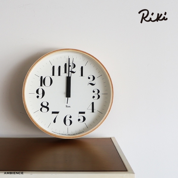 LEMNOS レムノス RIKI CLOCK RC 渡辺 力 壁掛け時計 電波時計