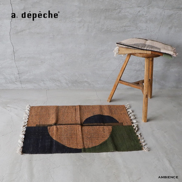 a.depeche/アデペシュ　コットン　ラグ　カーペット a.depeche/アデペシュ コットン ラグ カーペット a.depeche