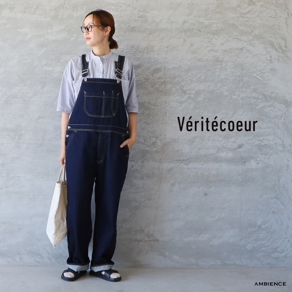 Veritecoeur ヴェリテクール ST-181 デニムオーバーオール サイズ1 one