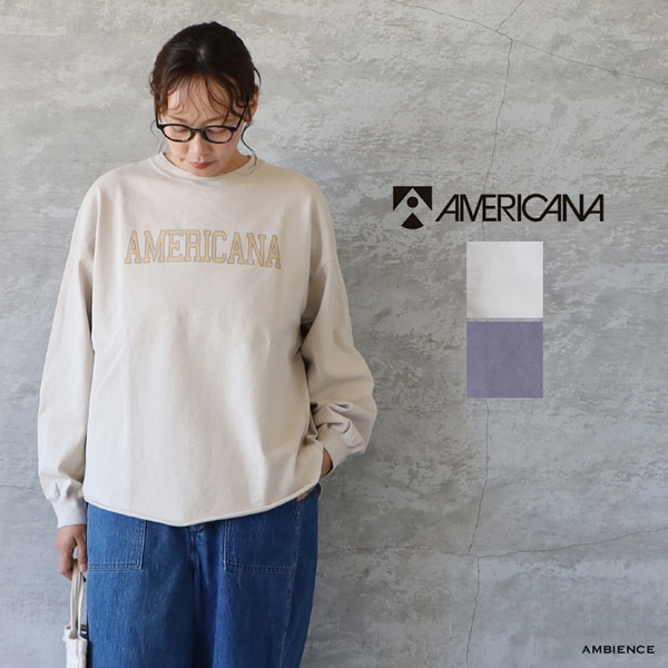 美品アメリカーナスウェットライトグレー 美品アメリカーナスウェットライトグレー AMERICANA - Americana