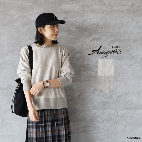 新品　イチアンティークス　オーバーサイズスウェットICHI Antiquites SALE セール 20%OFF ICHI Antiquite's イチアンティークス UNDYED
