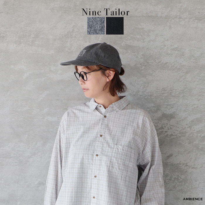 Nine Tailor ナインテイラー N-1707 Gound bottle Cap キャップ 帽子