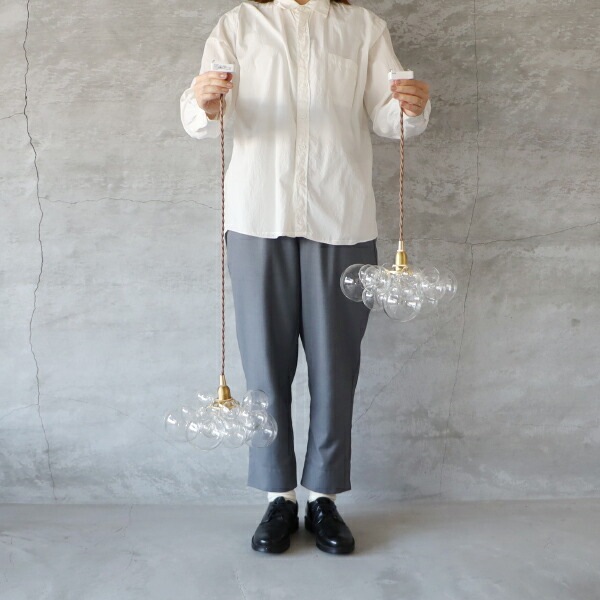 LIGHT STOCK バブルガラスボール 真鍮シーリングライト 30cm/60cm 送料