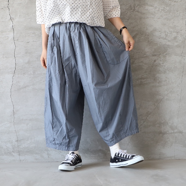 TUMUGU（ツムグ） 12oz コットンリネンデニム ワイドパンツ