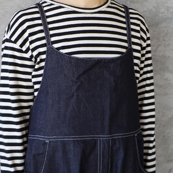 NARU ナル 8ozムラデニム ノッポサロペット ゆうパック発送 日本製