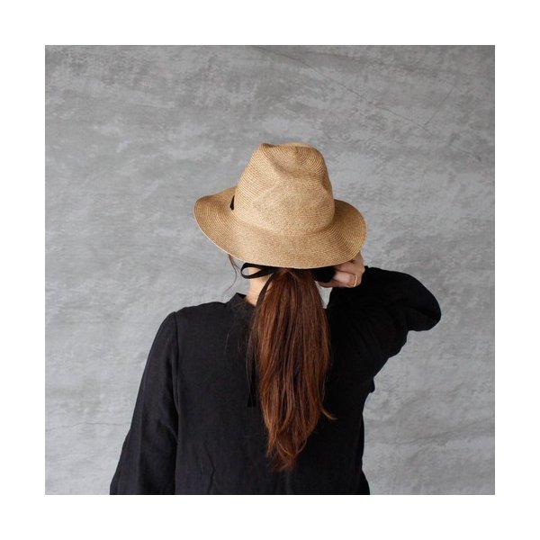 mature ha. (マチュアーハ)BOXED HAT 7cm brim garden ribbon mix 送料