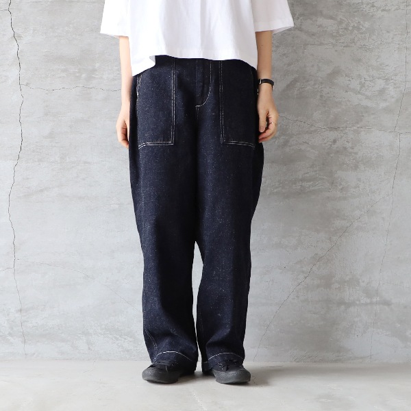 【Ordinary fits】ジェームスパンツ　ブラックデニム　サイズ0 ORDINARY FITS オーディナリーフィッツ PT010 JAMES FATIGUE