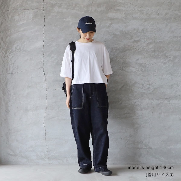【Ordinary fits】ジェームスパンツ　ブラックデニム　サイズ0 ORDINARY FITS オーディナリーフィッツ PT010 JAMES FATIGUE