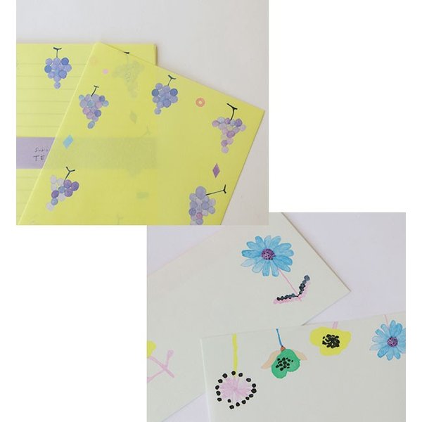 本美濃紙便箋、封筒セット 本美濃紙便箋、封筒セット subikiawa 手紙6 レターセット 美濃