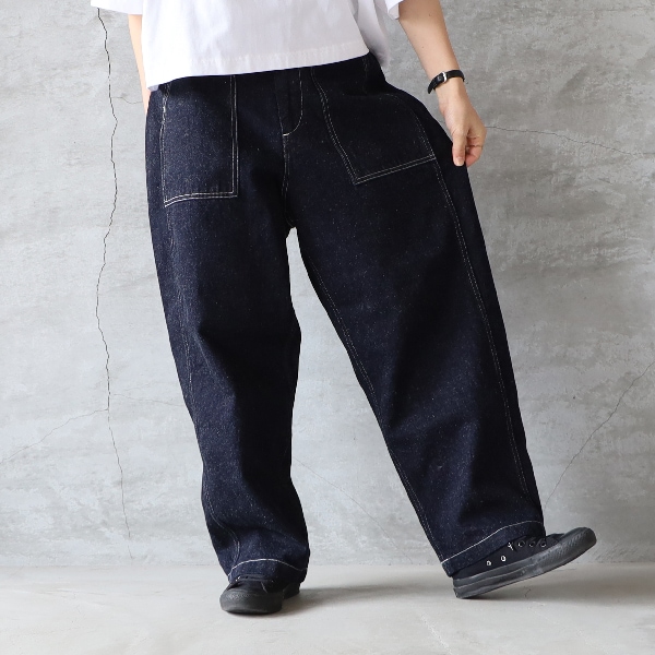 【Ordinary fits】ジェームスパンツ　ブラックデニム　サイズ0 Ordinary fits】ジェームスパンツ ブラックデニム サイズ0