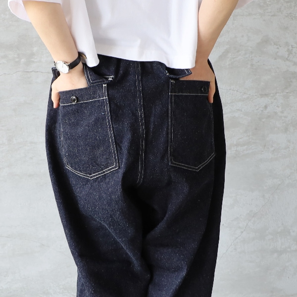 【Ordinary fits】ジェームスパンツ　ブラックデニム　サイズ0 ORDINARY FITS オーディナリーフィッツ PT010 JAMES FATIGUE