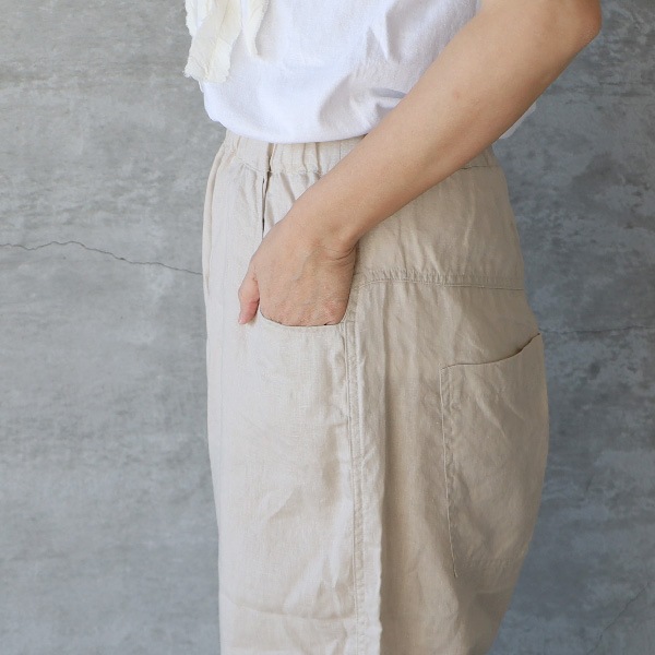 NARU｜40フレンチリネンノッポパンツ | ブランドからさがす,NARU