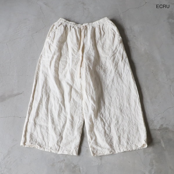 ROBE de PEAU（ローブデポー） リネンパンツ ROBE de PEAU ローブデポー トリップリネンパンツ ゆうパック