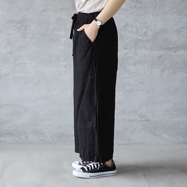 ROBE de PEAU ローブデポー トリップリネンパンツ ゆうパック
