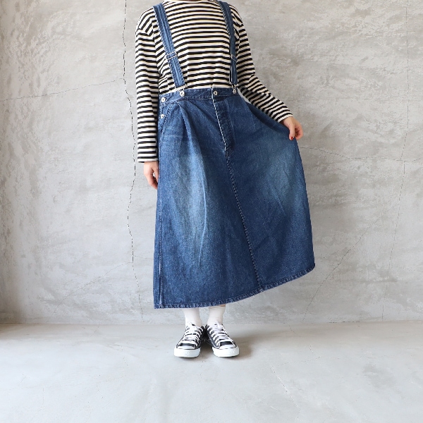 Veritecoeur ヴェリテクール ST-187 デニムJPスカート BLEACH