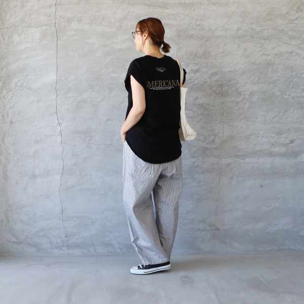 AMERICANA × dahl'ia コラボリメイクTシャツ アメリカーナ ダリア