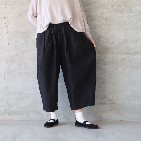 ROBE de PEAU ローブデポー カミーユキャンバスタックパンツ ゆう