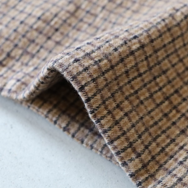 美品❣️イチ　ichi ❤️ ウール　タータンチェック柄ロングコート ICHI イチ ウール混チェックロングコート ゆうパック発送 25秋冬