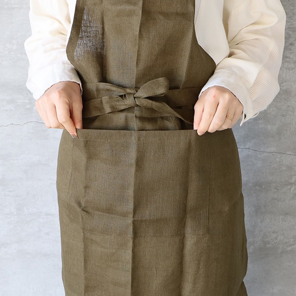 fog linen work フォグリネンワーク リネンビストロエプロン メール便