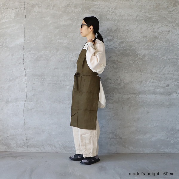 fog linen work フォグリネンワーク リネンビストロエプロン メール便