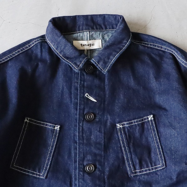 ESTROISLOSE tumugu レイトリー　ツムグ　デニム　カバーオール tumugu: ツムグ 10ozデニム カバーオール ゆうパック発送 25秋冬