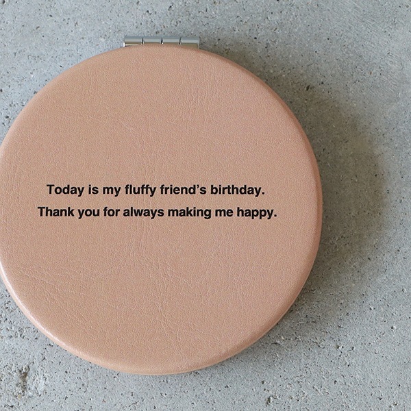 20th anniversary compact mirror コンパクトミラー 手鏡 犬 イラスト