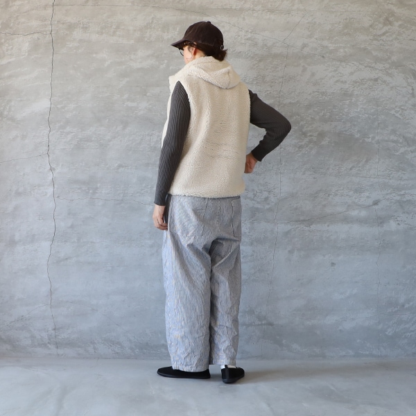 Gymphlex ジムフレックス ボアフーデッドベスト BOA HOODED VEST ゆう