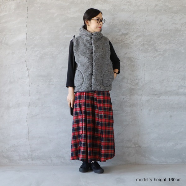 Gymphlex ジムフレックス ボアフーデッドベスト BOA HOODED VEST