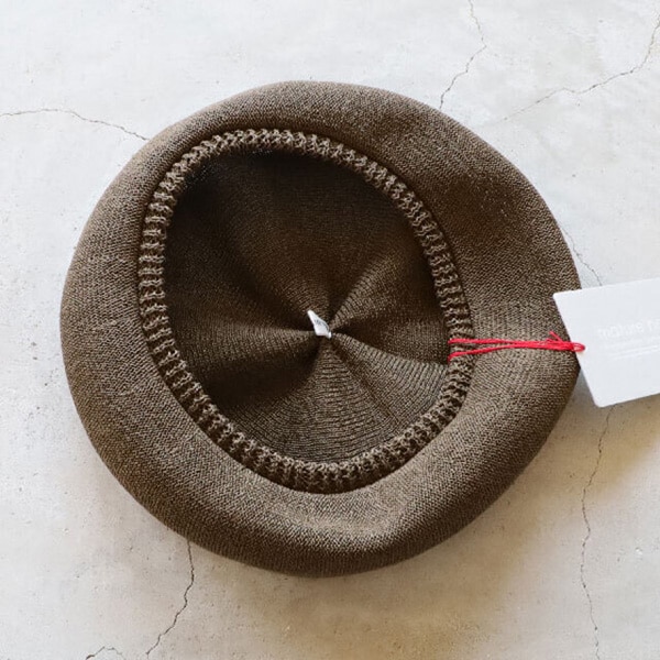 mature ha. マチュアーハ beret top gather big silk ベレー