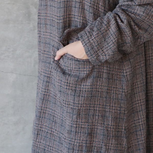 Veritecoeur ヴェリテクール VC-2807 グレンチェックコート アウター