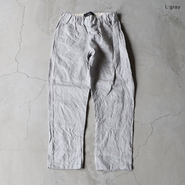 エテルニテ ドゥ ソワ　リネンデニムパンツ e'ternite' de Soi-e エテルニテドゥソワ リネンデニムパンツ