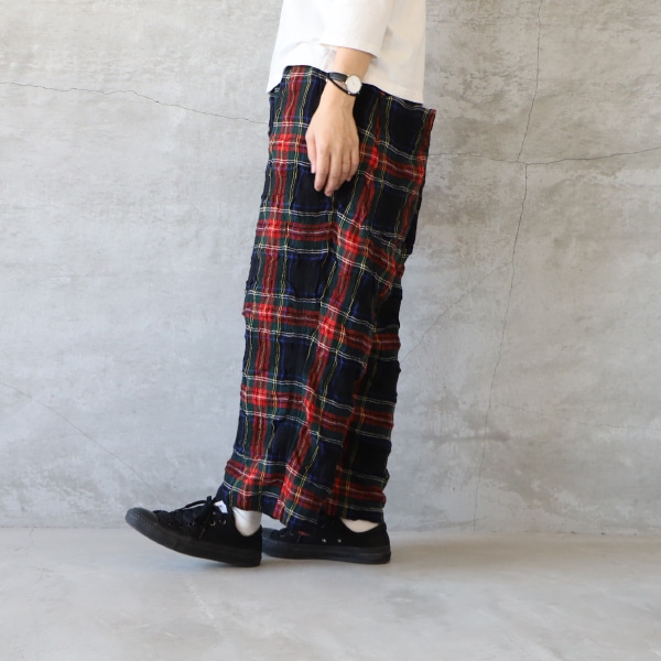 ICHI Antiquite's イチアンティークス コットンウールチェックイージー