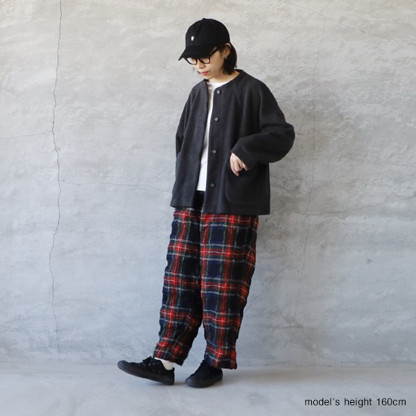 ICHI Antiquite's イチアンティークス コットンウールチェックイージー