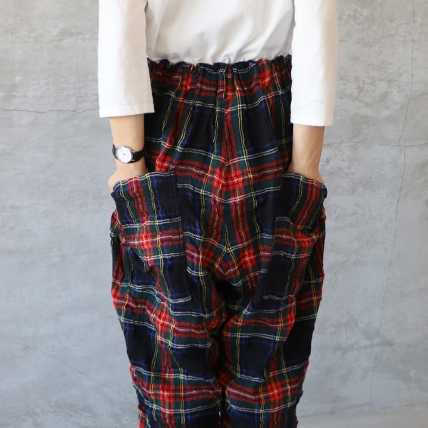 イチアンティークス チェックパンツ ichi Antiquites 限定