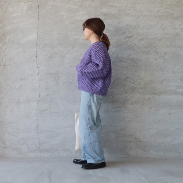 ICHI Antiquite's イチアンティークス ペルーハンドニットカーディガン