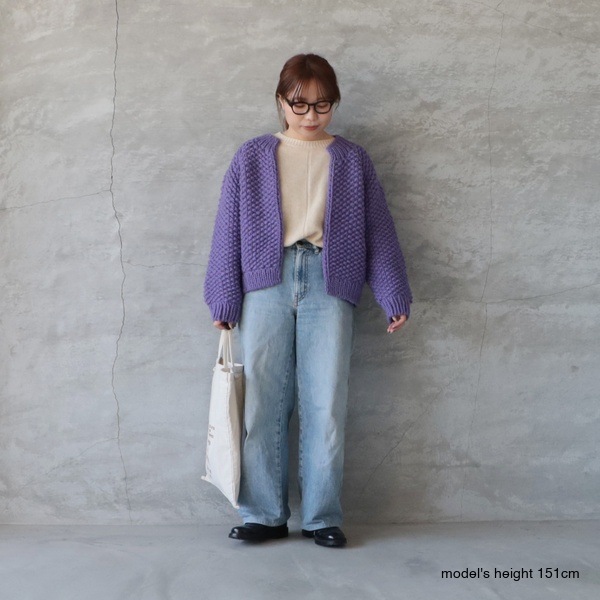 ICHI Antiquite's イチアンティークス ペルーハンドニットカーディガン