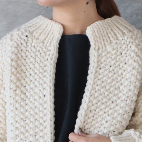 ichiAntiquités ペルーハンドニットカーディガン ICHI Antiquite's イチアンティークス ペルーハンドニットカーディガン