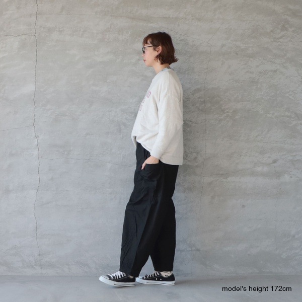 ICHI Antiquite's イチアンティークス タイプライターパンツ ブラック