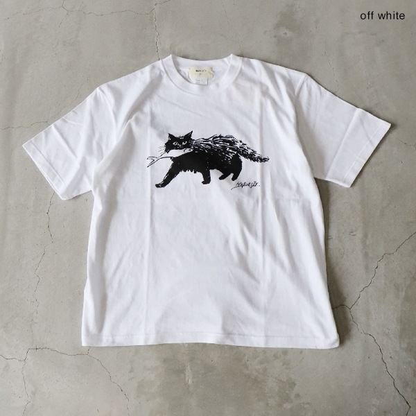 HARVESTY ハーベスティ PRINTED BOX TEE【CAT】 プリントTシャツ
