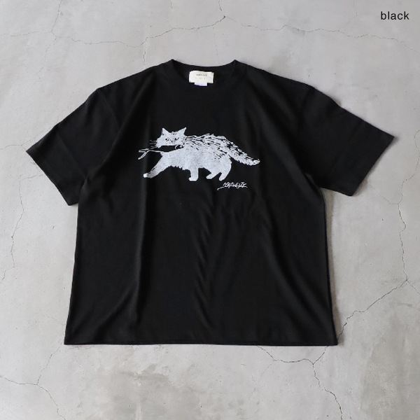 HARVESTY ハーベスティ PRINTED BOX TEE【CAT】 プリントTシャツ