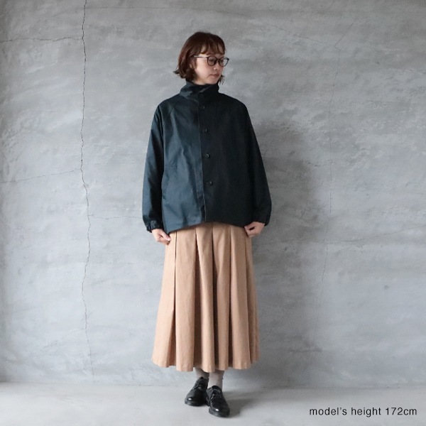 NARU ナル 40/2ギャバショートトレンチコート ジャケット アウター