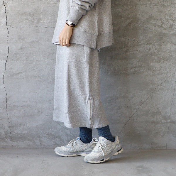 SALE セール 40%OFF sabbatum サバタム 30/8裏毛 サイドジップアップ