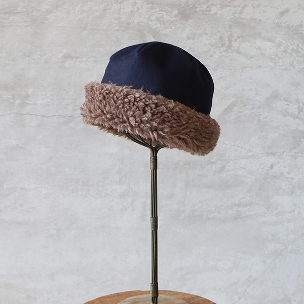 mature ha.マチュアーハ reversible beanie boa リバーシブル