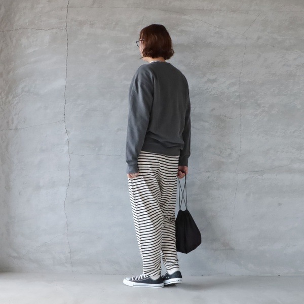 ICHI Antiquite's イチアンティークス コットンボーダーパンツ メール