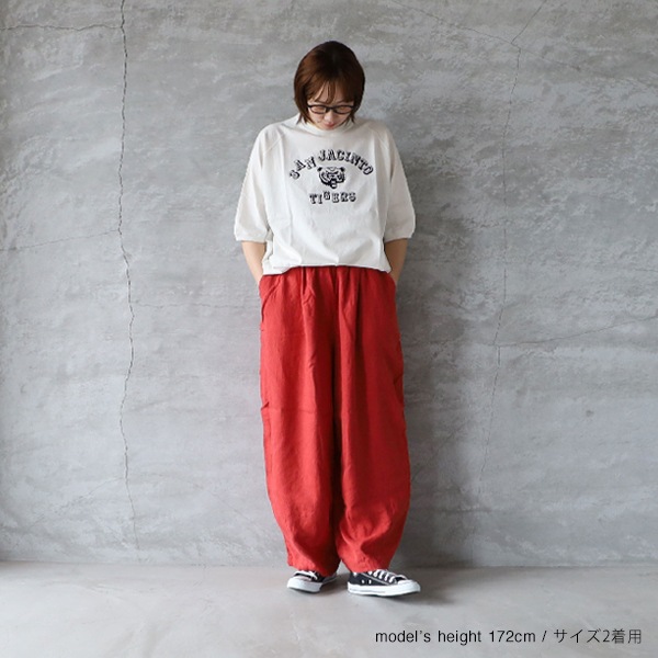 HARVESTY｜FRENCH LINEN EASY CIRCUS PANTS | ブランドからさがす