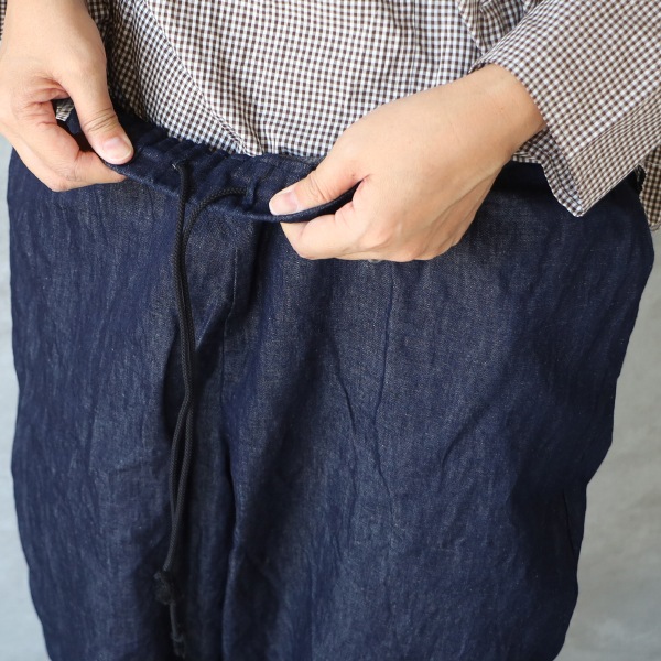 Gauze# ガーゼ G982 インディゴキュアリアスパンツ INDIGO